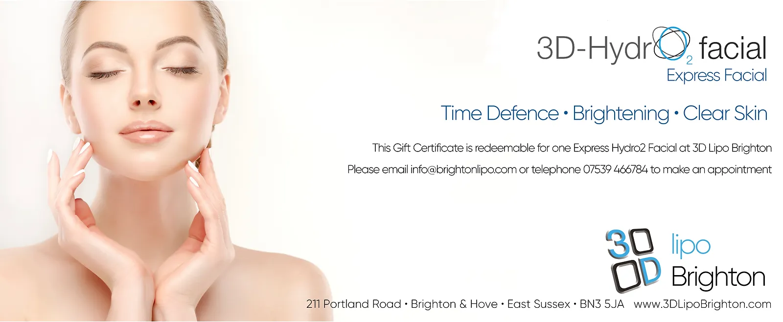 3d lipo hydro2 facial gift certificate.j